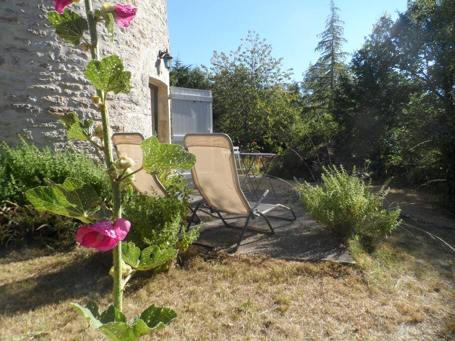 Terrasse et jardin privatif