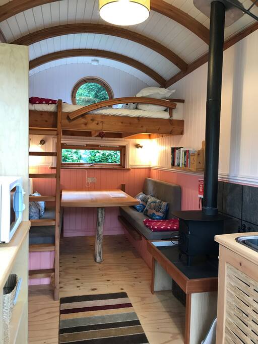 Interior of the wagon