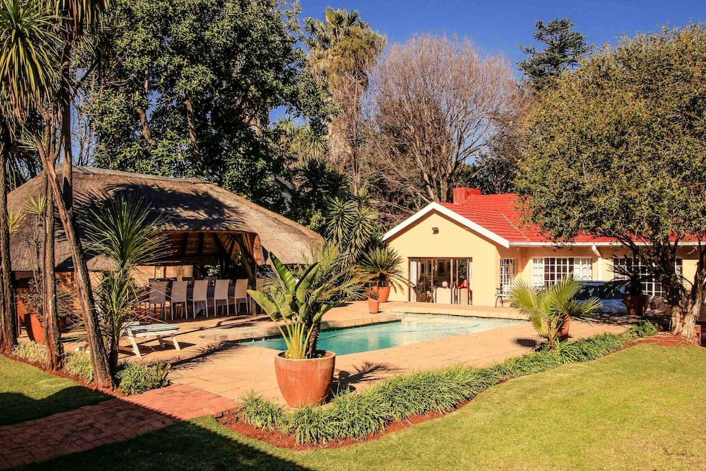Swiming pool and garden