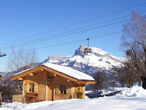 Popular Airbnb listing: Small ski-in/out chalet (Chamois) in Demi Quartier