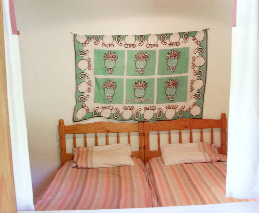 Two single proper beds