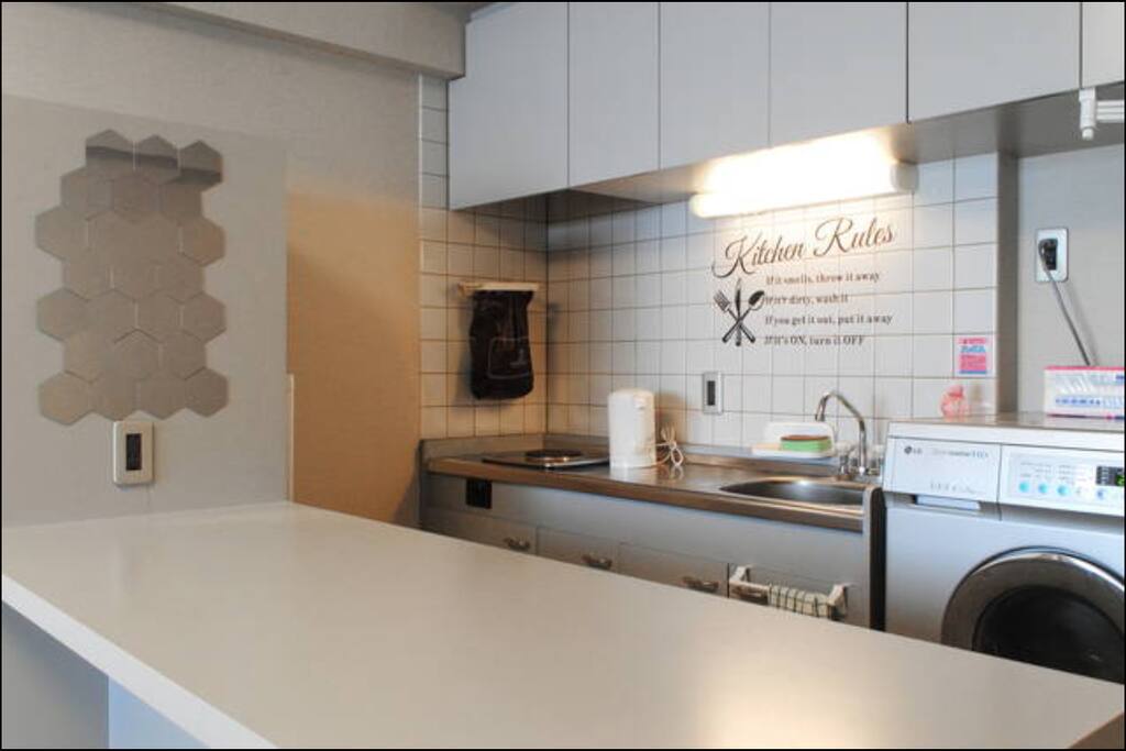 Kitchen/ Counter ( NO Knives for Safety and reliability issue)