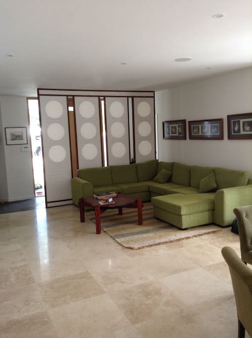 Spacious downstairs living area