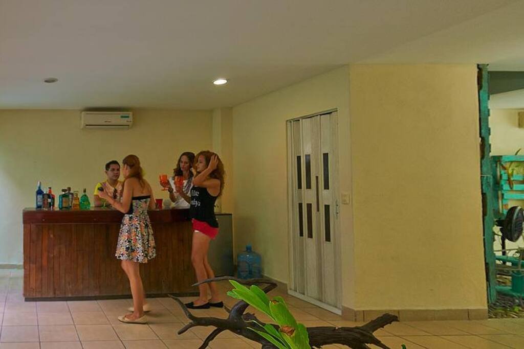 barra de llegada