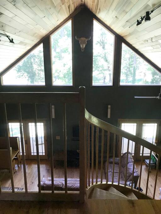 view from loft