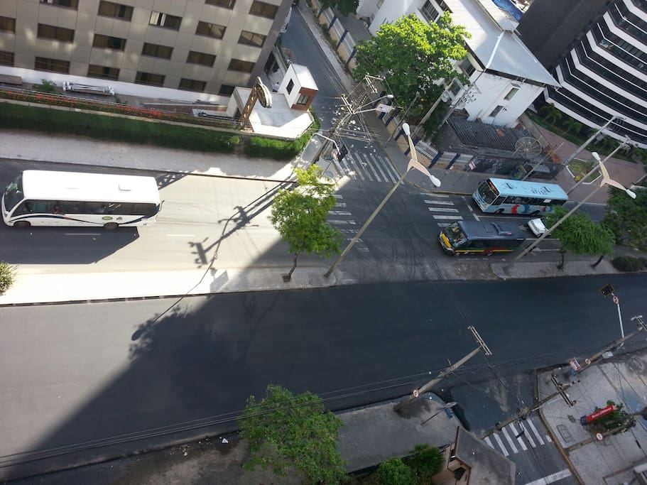 Ônibus na porta