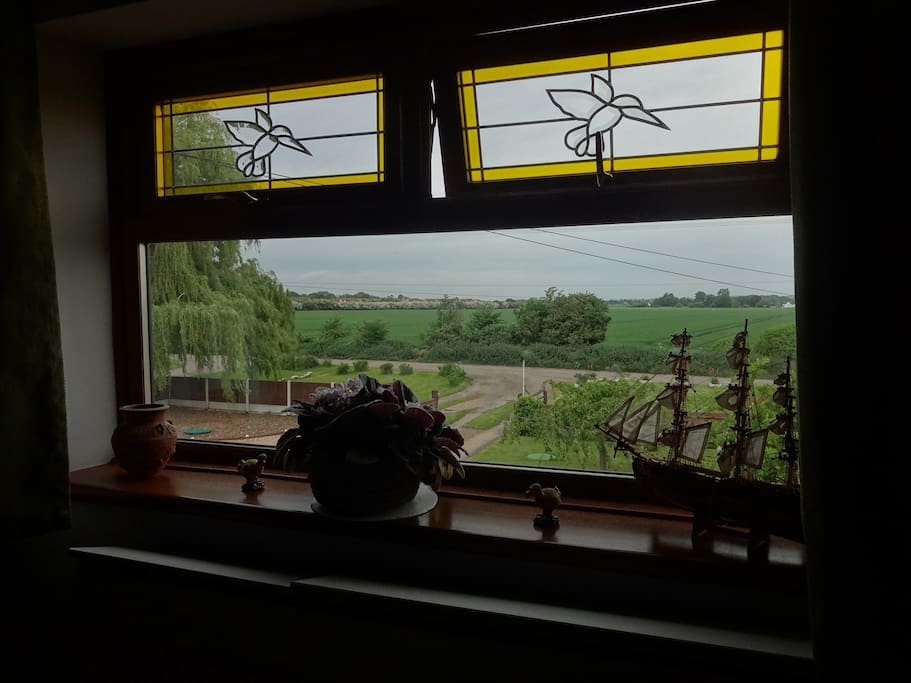 View from bedroom facing North