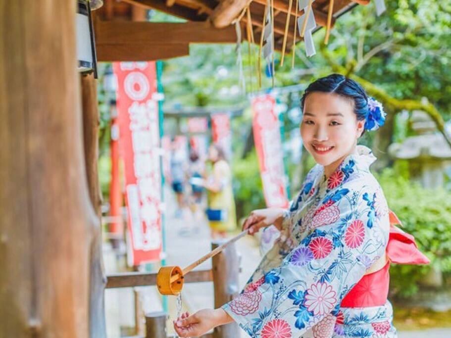 东京夏日祭 在上野公园拍一套浴衣写真体验吧 东京旅游攻略 尽在airbnb爱彼迎