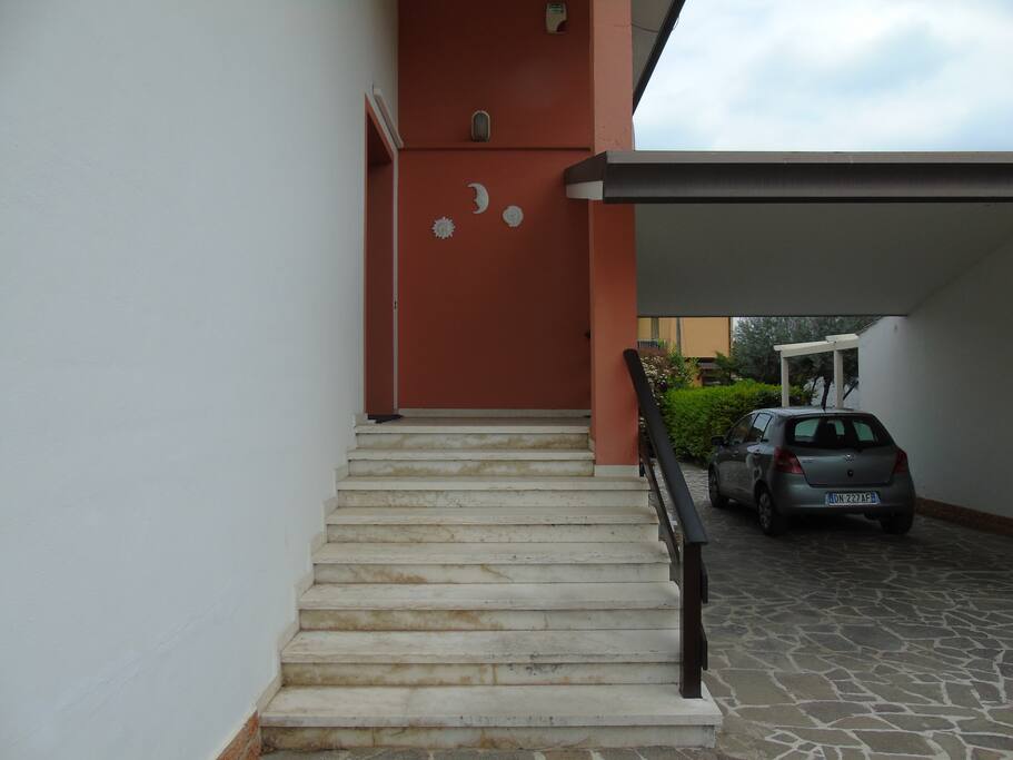 Entrance in the house