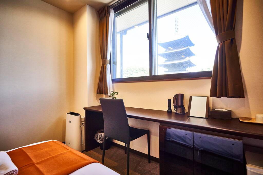 Western bedroom with comfortable beds.