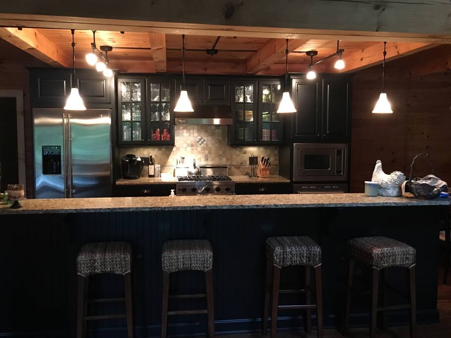 Gourmet Kitchen with Viking appliances.