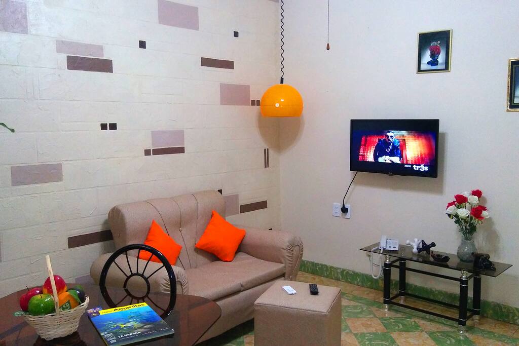 living room.