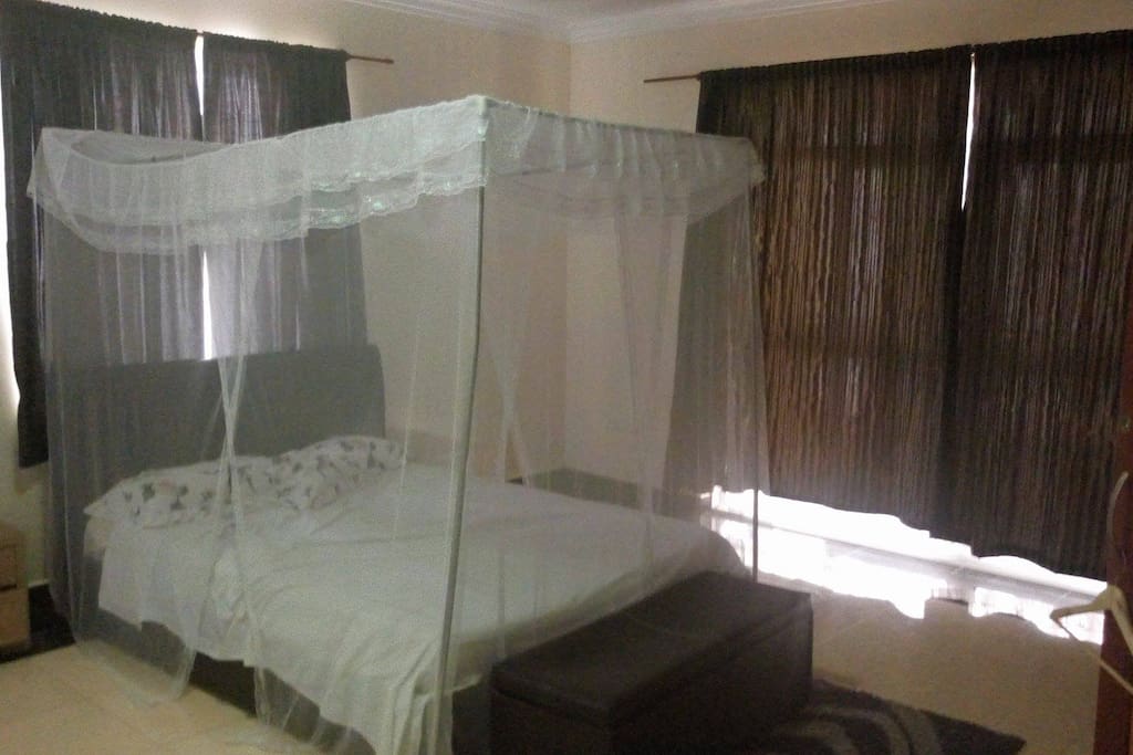 One of Two Large Bedrooms