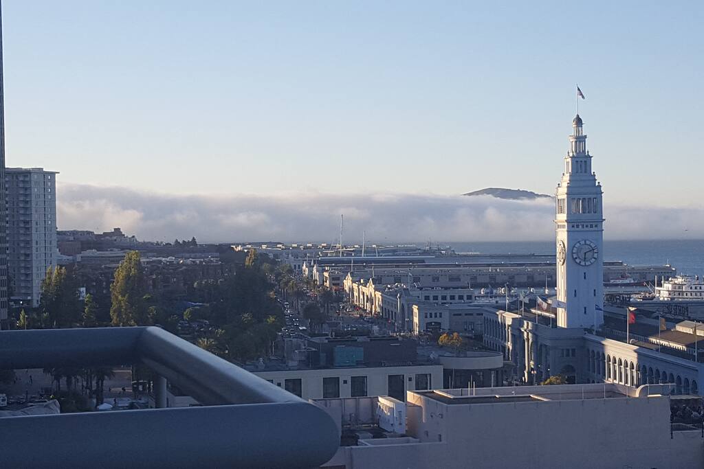 Balcony view - left