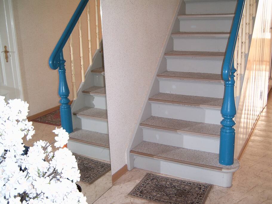 stairs to the first floor