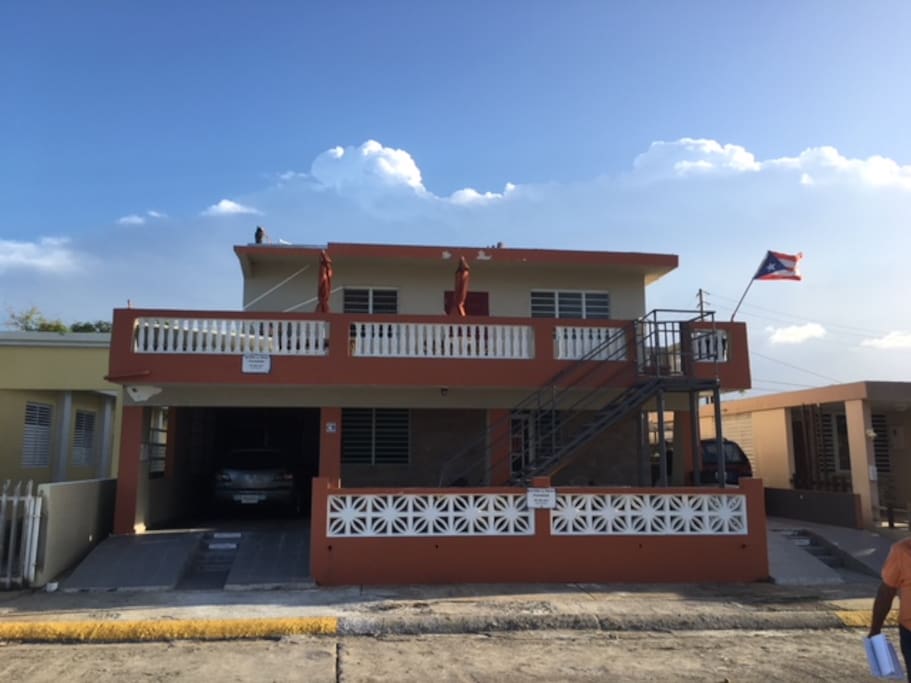 Frontal view from street.