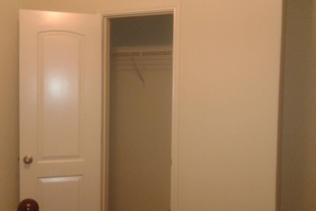 closet in bedroom