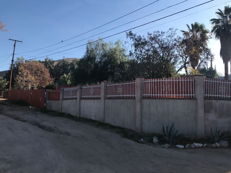 House outside gate