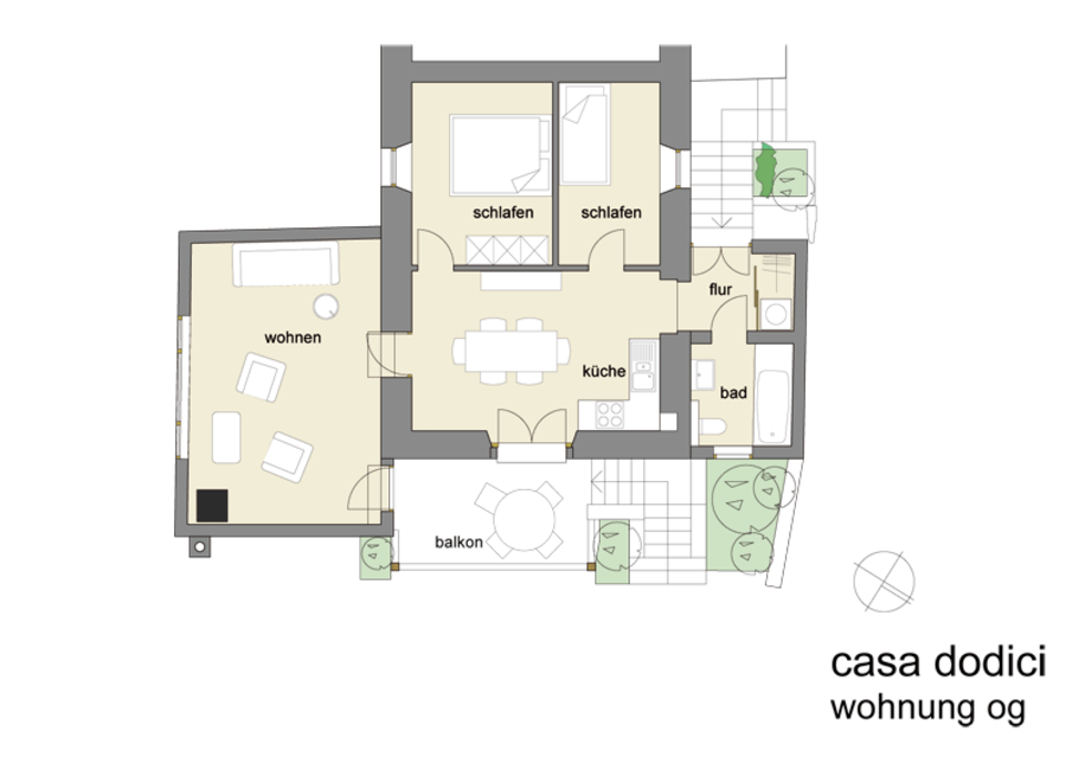Plan of the flat