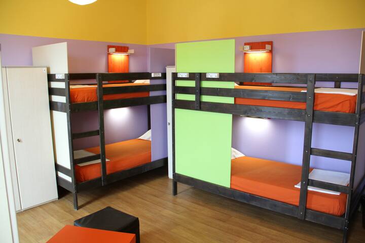 Posto letto in camera condivisa mista da 6 persone