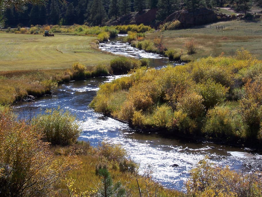 Ranch with 2.4 miles of private fly fishing. - Cabins for ...