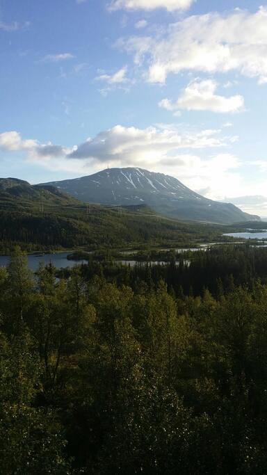 Utsikt fra terrassen