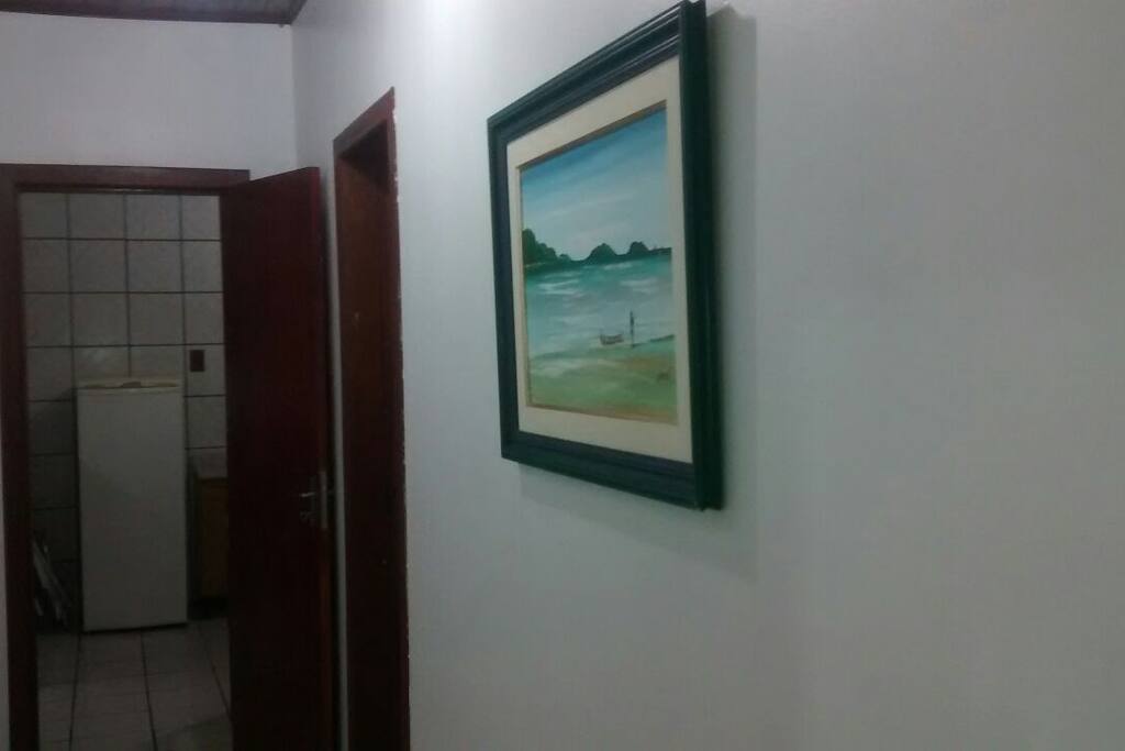 Corredor de acesso aos quartos