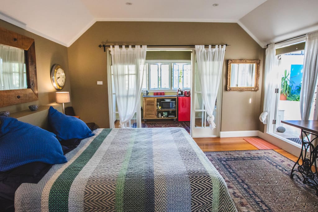 a sense of space with a kingsize bed