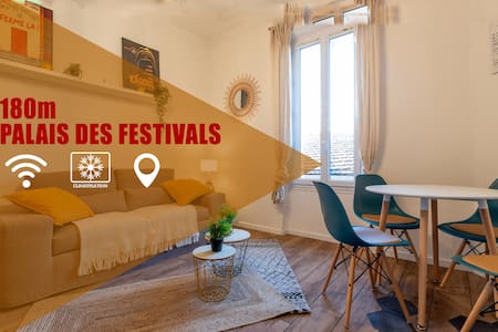 Hyper Centre Cannes 180m du PALAIS DES FESTIVALS