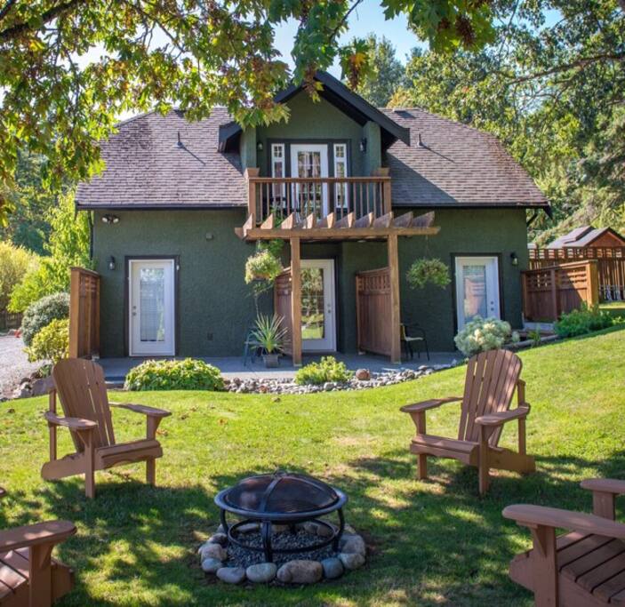 Fire pit area