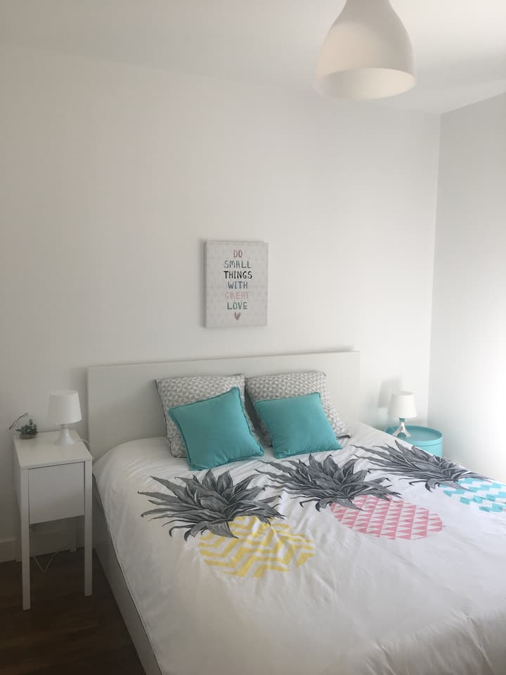 1st bedroom (bed 160 cm upstairs)