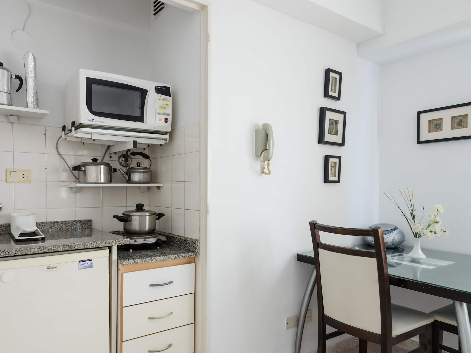 Studio mobiliado para 2 pessoas em Recoleta