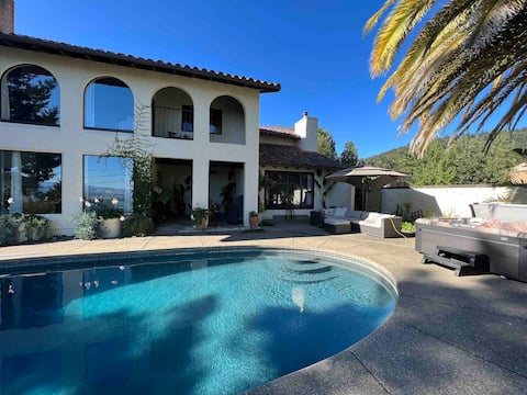 Honey House Villa, wineries, views, pool, hot tub