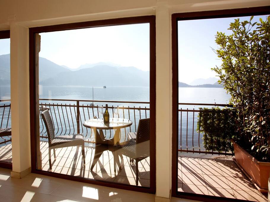 Morning coffee / wine al fresco ;)