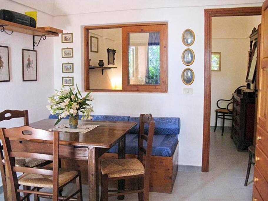la zona pranzo