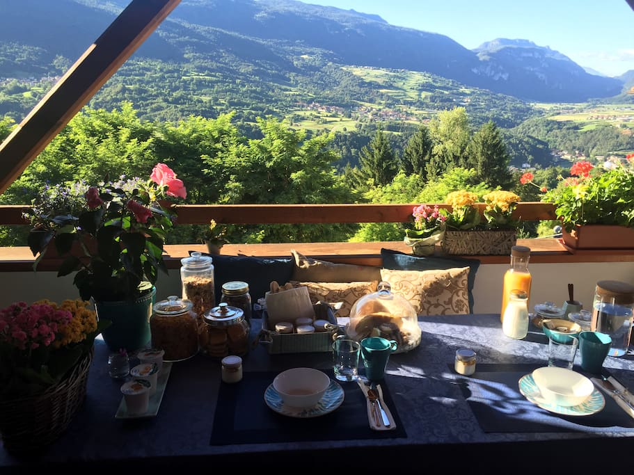 Breakfast with view