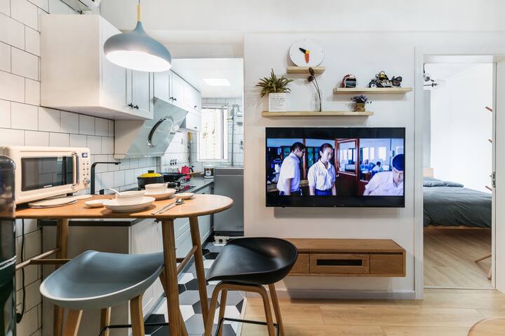 福田CBD/会展中心/莲花山/近福田口岸/皇岗口岸/地铁9号线孖岭地铁口/温馨一房一厅