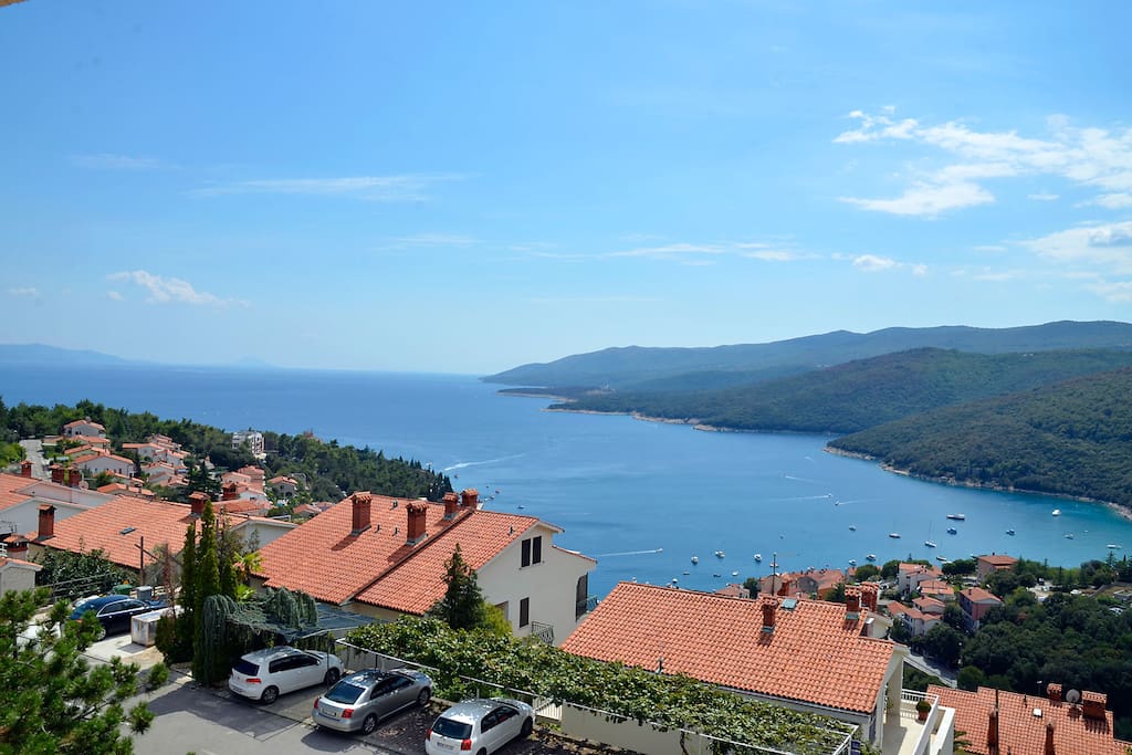 The sea view