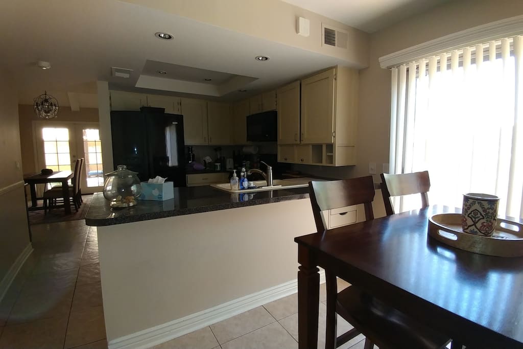 Kitchen, Breakfast area and Laundry