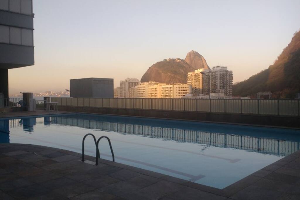 Solário com vista para o Pão de Açúcar