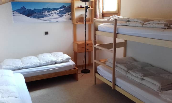 Habitación compartida de 5 plazas