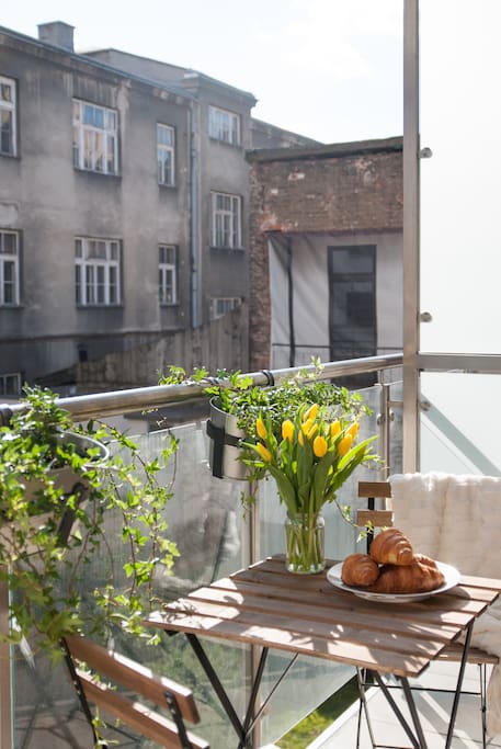Słoneczny balkon