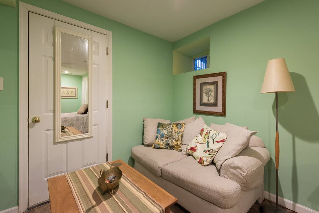 Cozy seating area in your room.