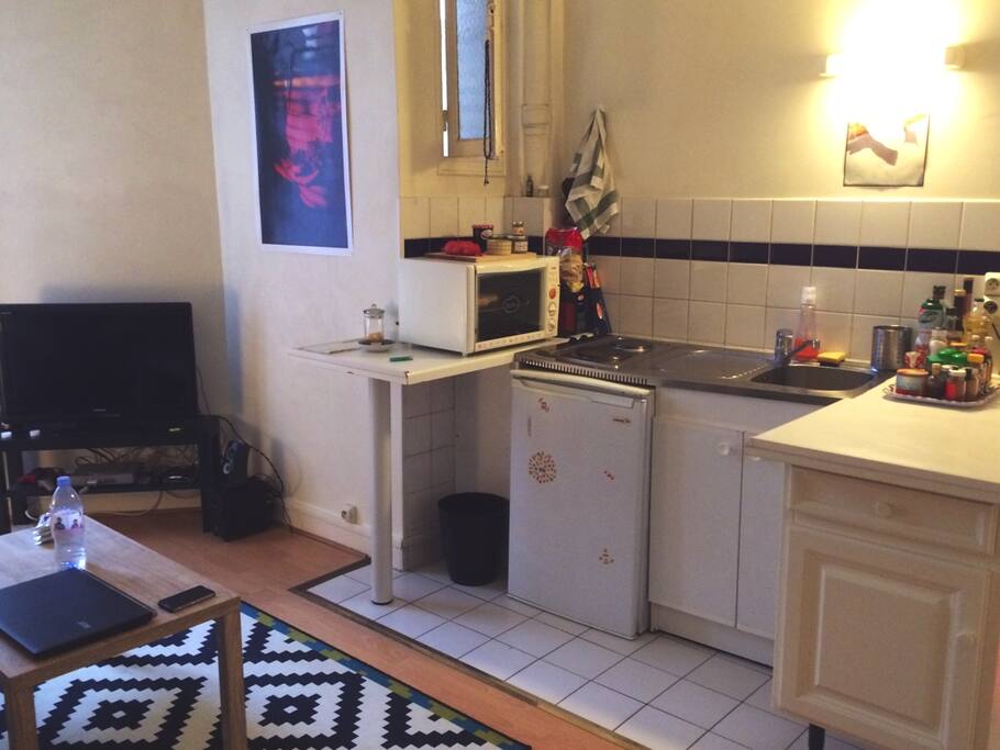 L'espace cuisine.