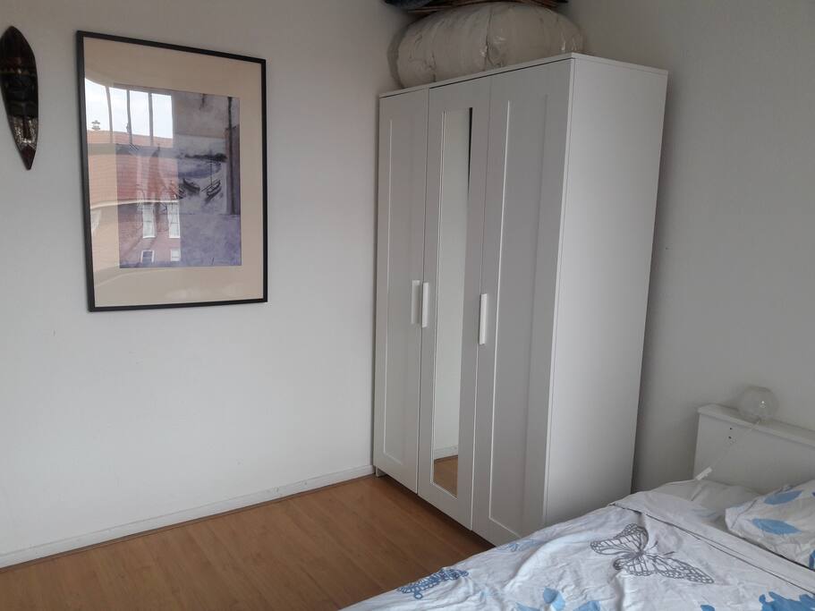 closet in the bedroom
