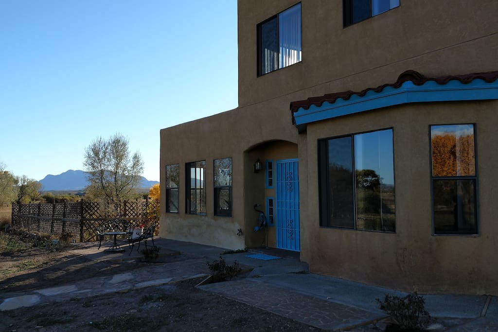 Front Door with "M Mountain" in the Background