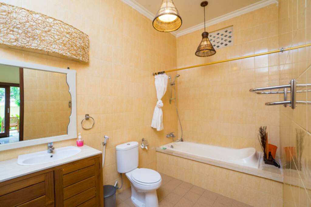 one of bathroom