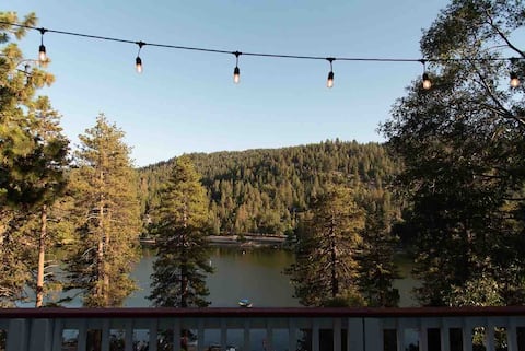 Lake Front Cabin w/Lush Forest Views!