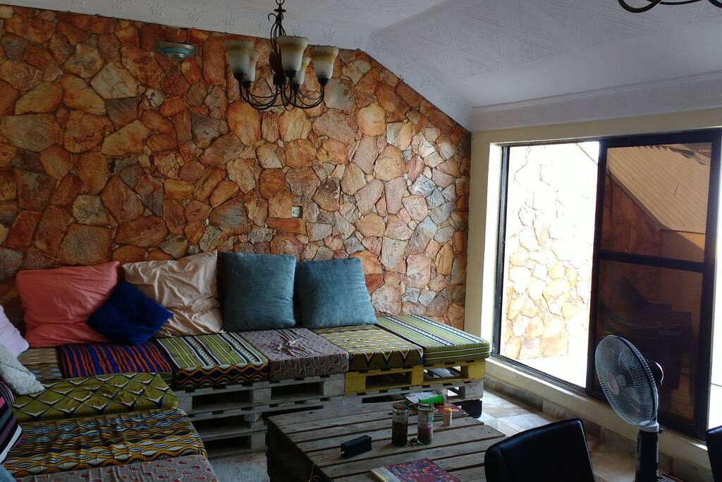 The shared living room