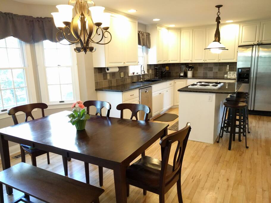 Large open kitchen
